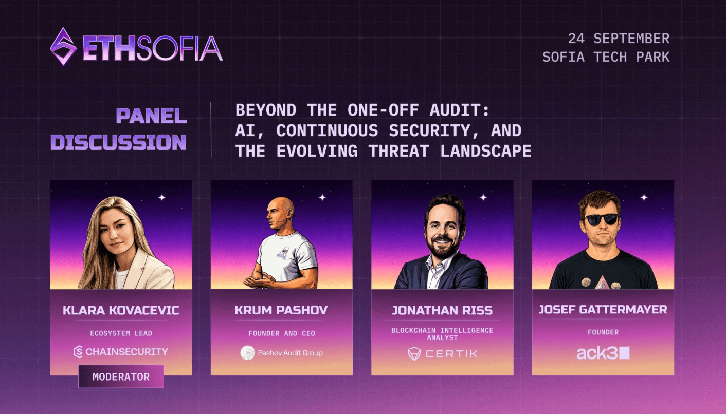 ETHSofia 2026 panel discussion